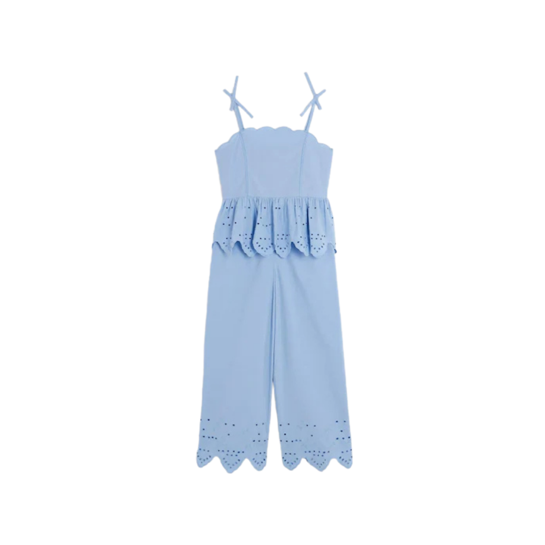 Girls Top & Wide Leg Pants Set